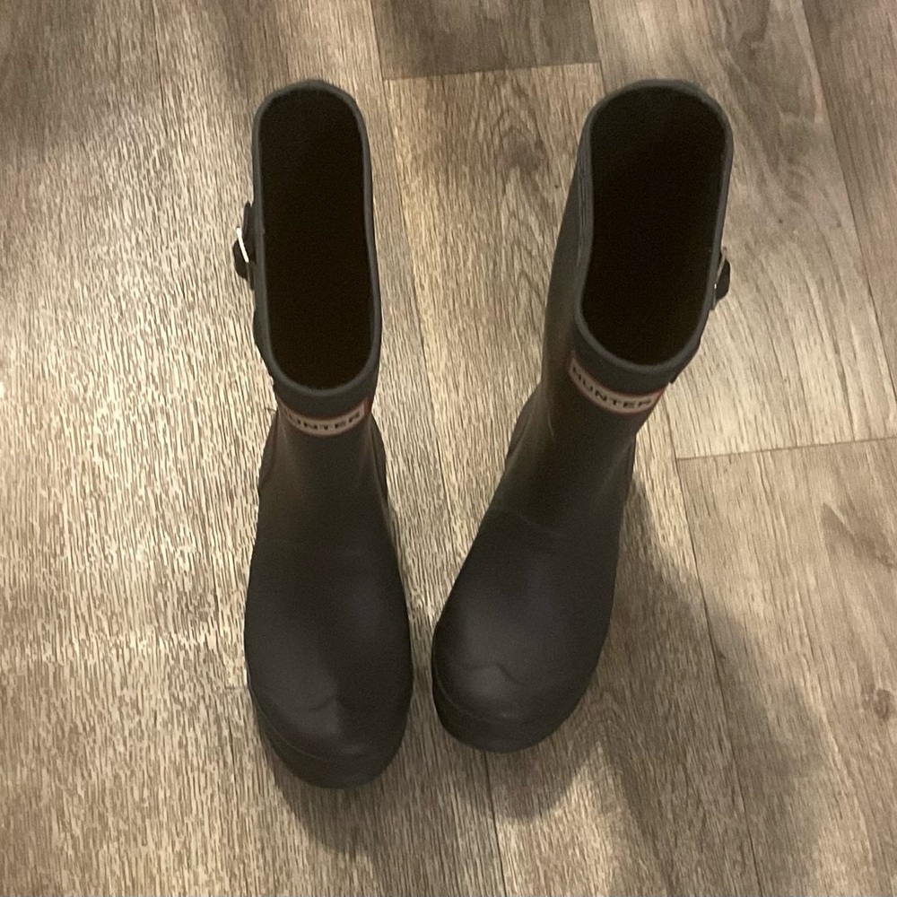 Hunter Navy blue Tall Rain Boots